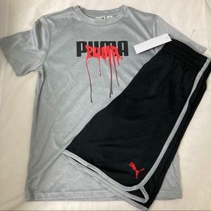 Puma active performance cute shorts set 5000